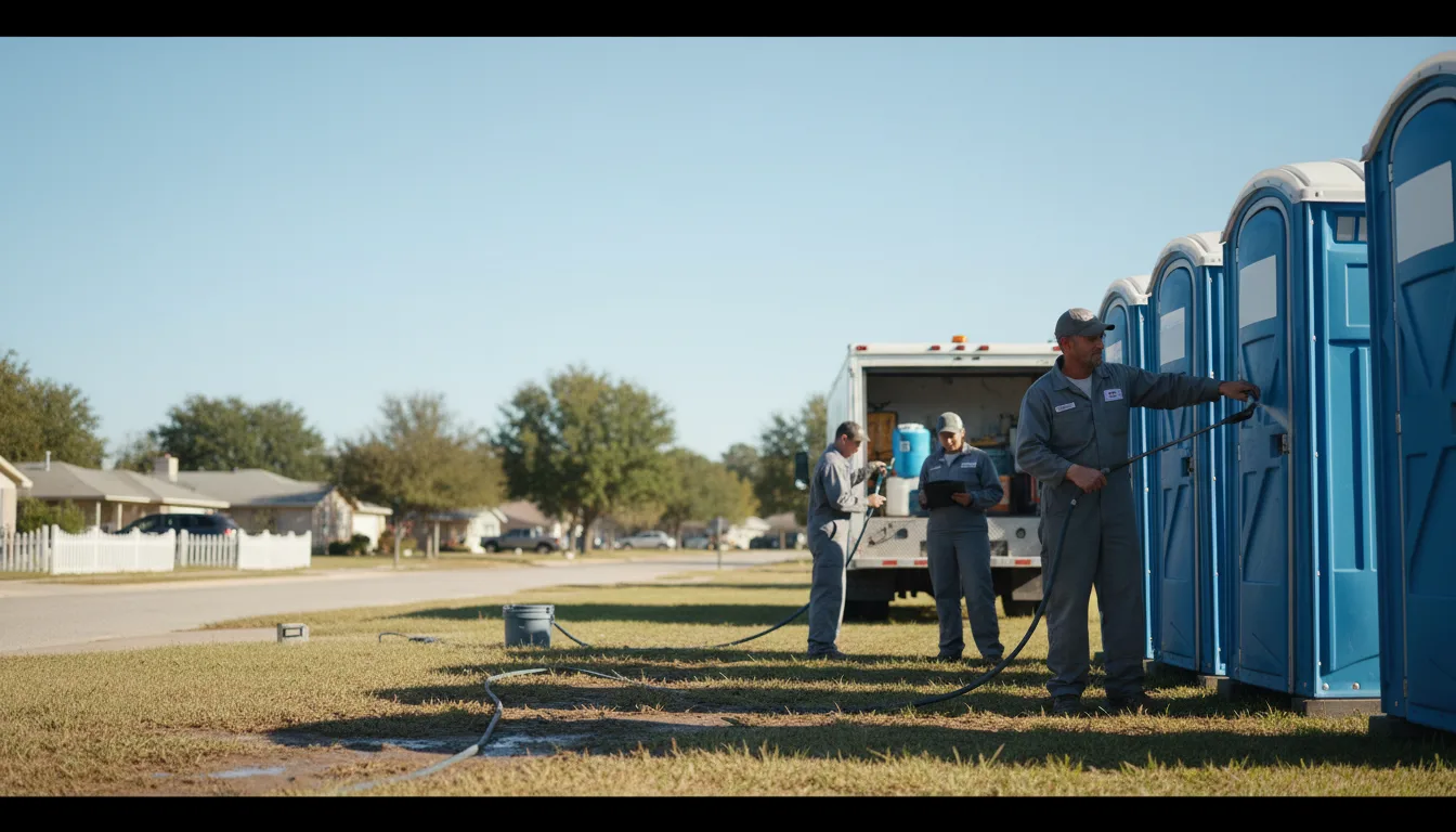 Long-Term Portable Toilet Rental in South Bend, TX near me